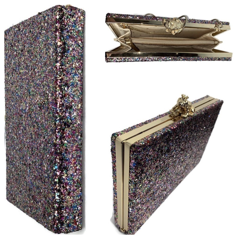 Kate Spade Frog Clutch I kissed a 🐸 Glitter Bag - Picture 6 of 7